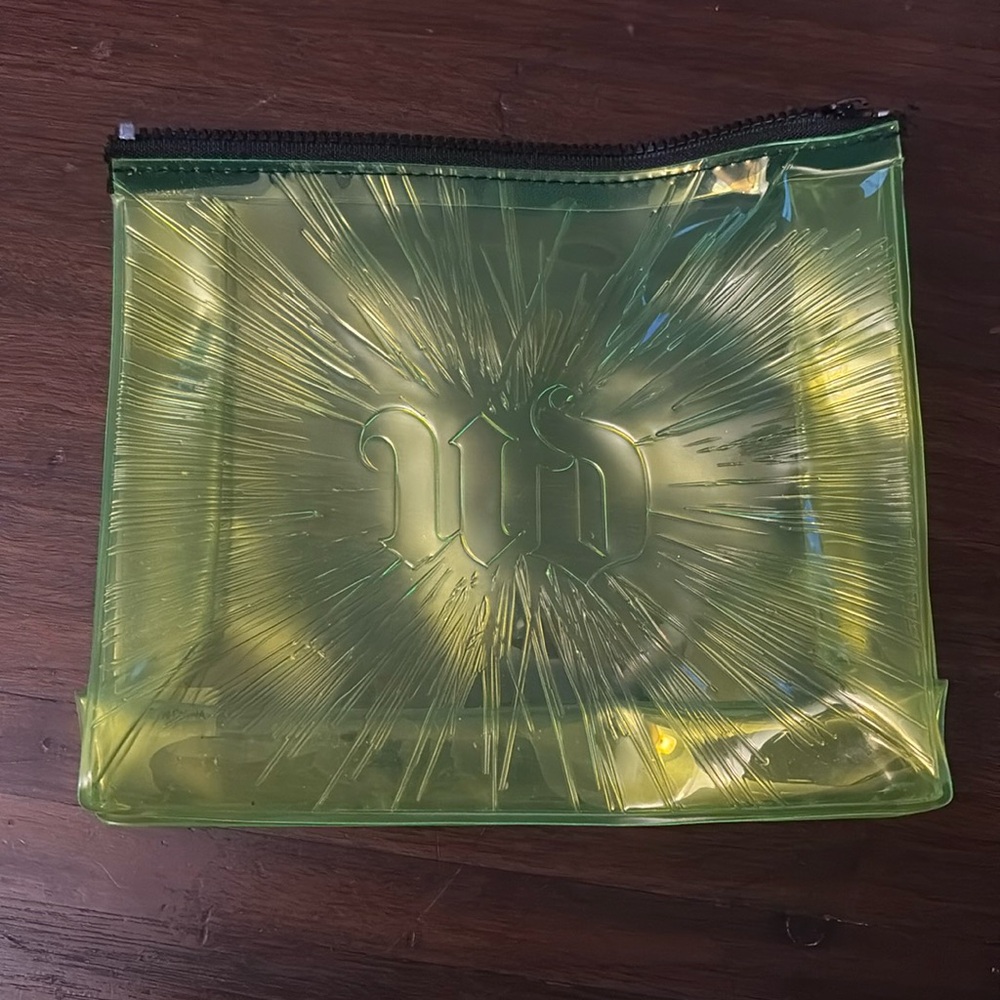 Urban Decay Distortion Neon Green Makeup Bag LIMITED EDITION
